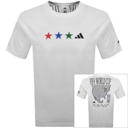 adidas Sportswear X FIFA WC Map T Shirt White | Mainline Menswear us